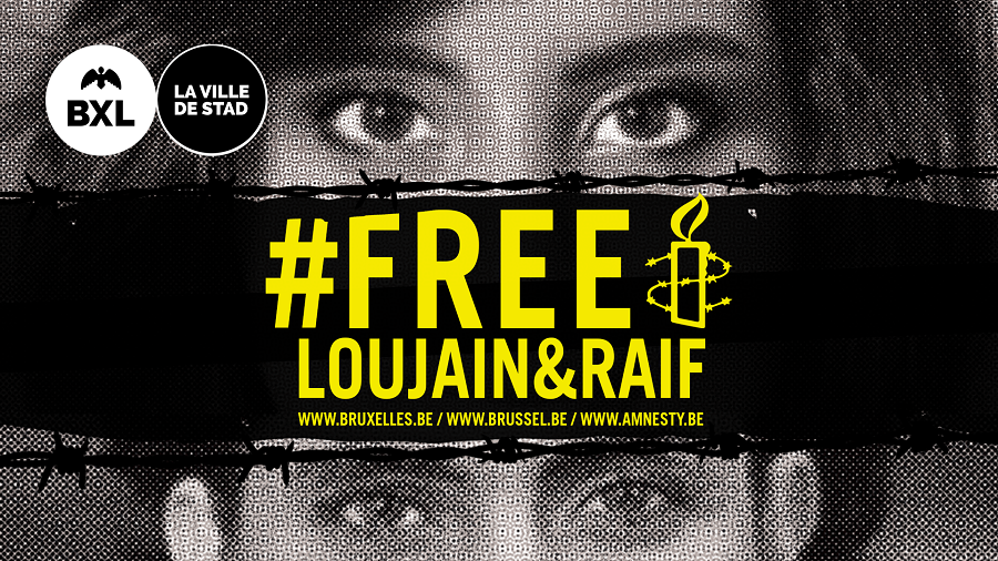 Steun aan Loujain al-Hathloul en Raif Badawi