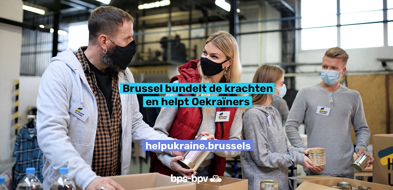 Brussel bundelt de krachten en helpt Oekraïners - helpukraine.brussels