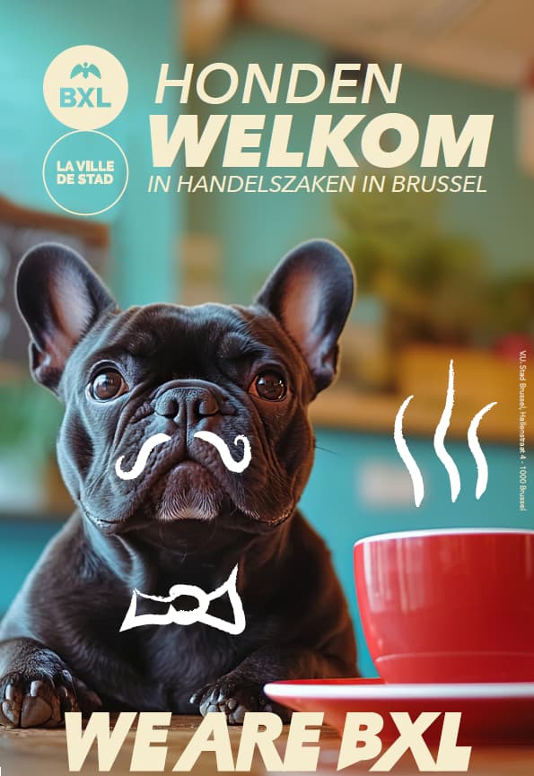 Affiche - Honden welkom - Dog friendly place