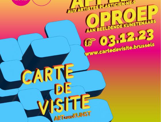 Oproep aan plastische kunstenaars - Carte de Visite ARTopenKUNST