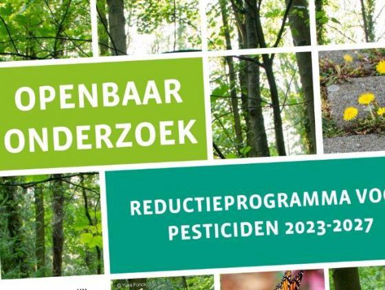 Openbaar onderzoek: programma voor pesticidenreductie 2023-2027