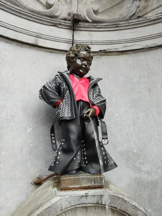Manneken-Pis en Johnny Hallyday