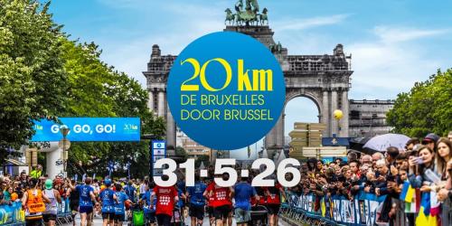 20 km door Brussel 2025