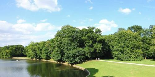 Kaart met koelte-eilanden in Brussel