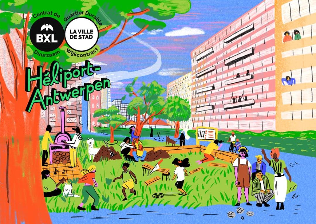 Duurzaam wijkcontract Héliport-Antwerpen
