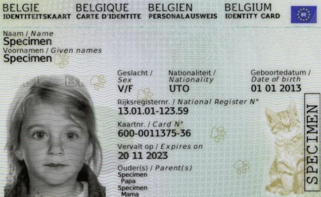 Identiteitskaart voor Belgen -12 jaar (Kids-ID)