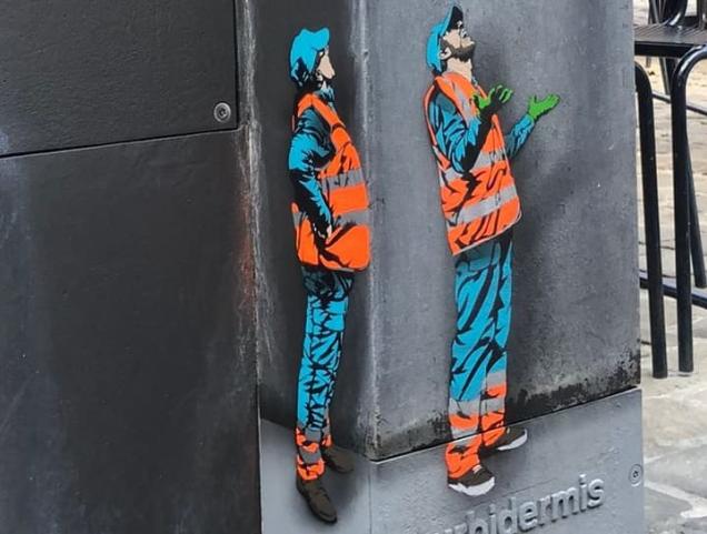 Street art parcours van drinkfonteinen