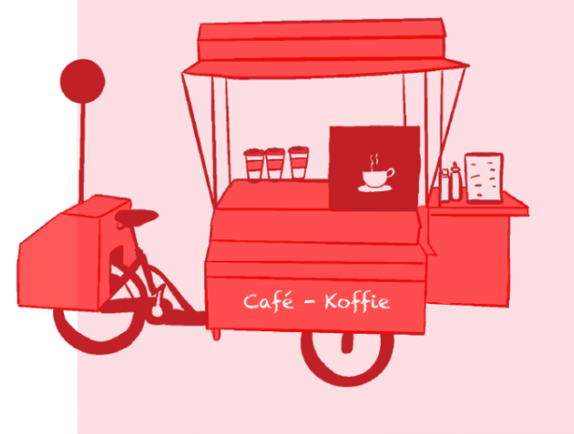 Openbare oproep voor een foodbike