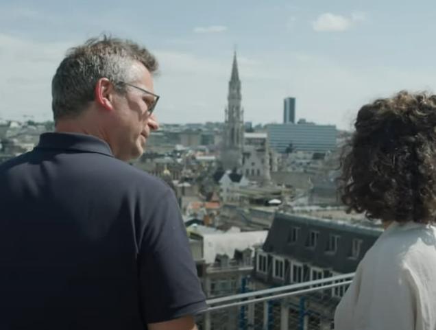 De job van landmeter in video