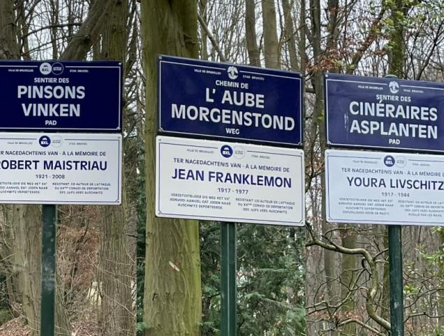 Drie gedenkplaten voor verzet tegen Holocaust