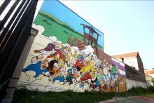 Asterix en Obelix (Goscinny en Uderzo) - Washuisstraat - klik om te vergroten